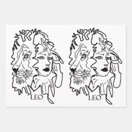 Ich bin LEO Geschenkpapier Set