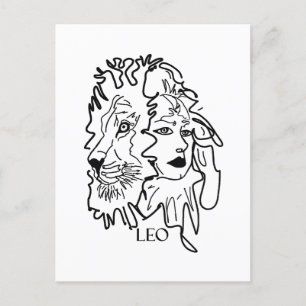 Ich bin LEO Postkarte