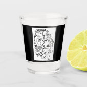 Ich bin LEO Schnapsglas (Vorderseite)