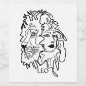 Ich bin LEO Weinetikett (Einzelnes Label)