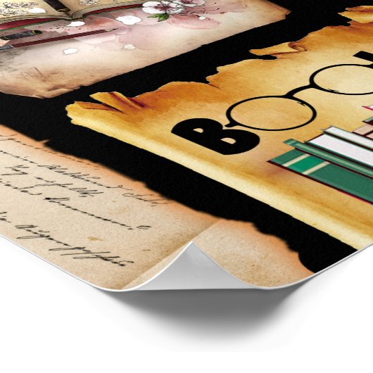 Ich bin Leser, buche Lover Blanket. Poster (Ecke)