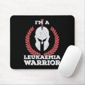 Ich bin Leukämie Warrior Leukämie Bewusstsein Mousepad (Mit Mouse)