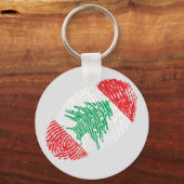 Ich bin Libanese Schlüsselanhänger (Vorderseite)