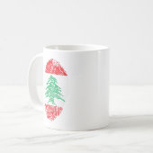 Ich bin libanesische Kaffee-Tasse Kaffeetasse (Vorderseite Links)