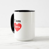 Ich bin Liebe, ich bin Light Coffee Tasse (Vorderseite Links)