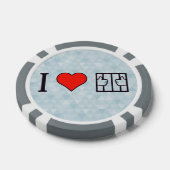 Ich bin Liebe im Gefängnis Pokerchips (Einzeln)