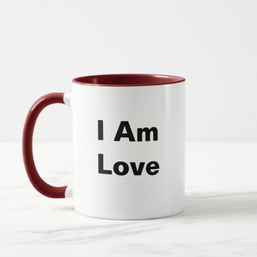 Ich bin Liebe Tasse (Links)
