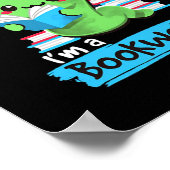 Ich bin Liebe und ich bin Buchwurm Poster (Ecke)