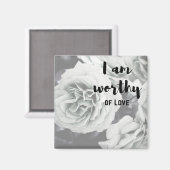 Ich bin Liebe wert Magnet (Vorderseite/Rückseite)