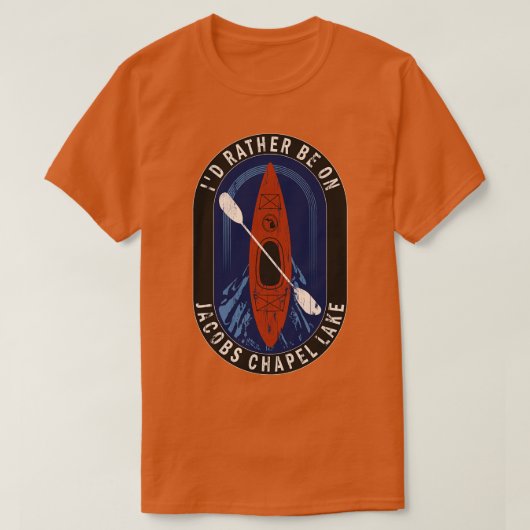 Ich bin lieber am Jacobs Chapel Lake in MI T-Shirt (Design vorne)