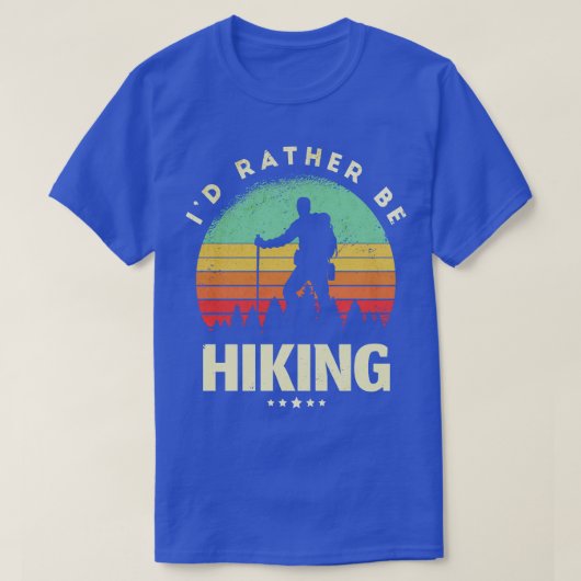Ich bin lieber wandern T-Shirt (Design vorne)