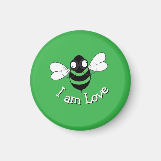 Ich bin Liebesbienenmagnet Magnet (Vorne)