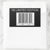 Ich bin Limited Edition Sticker (Tasche)