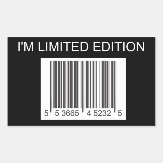 Ich bin Limited Edition Sticker (Vorderseite)