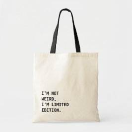Ich bin limitierte Edition Library Book Tasche