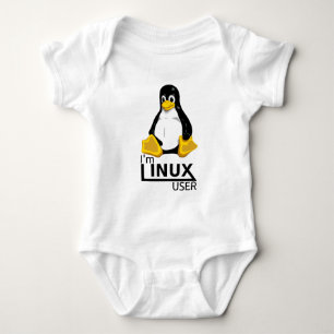 Ich bin Linux-Benutzer Baby Strampler
