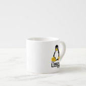 Ich bin Linux-Benutzer Espressotasse (Vorderseite Rechts)