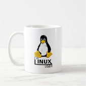 Ich bin Linux-Benutzer Kaffeetasse (Links)