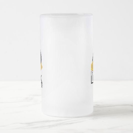 Ich bin Linux-Benutzer Mattglas Bierglas (Mittel)