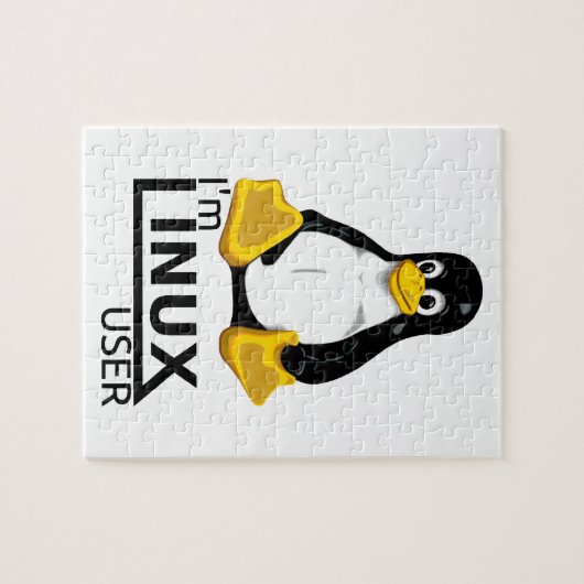 Ich bin Linux-Benutzer Puzzle (Horizontal)