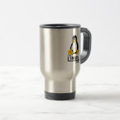 Ich bin Linux-Benutzer Reisebecher (VorderseiteRechts)