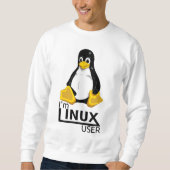 Ich bin Linux-Benutzer Sweatshirt (Vorderseite)