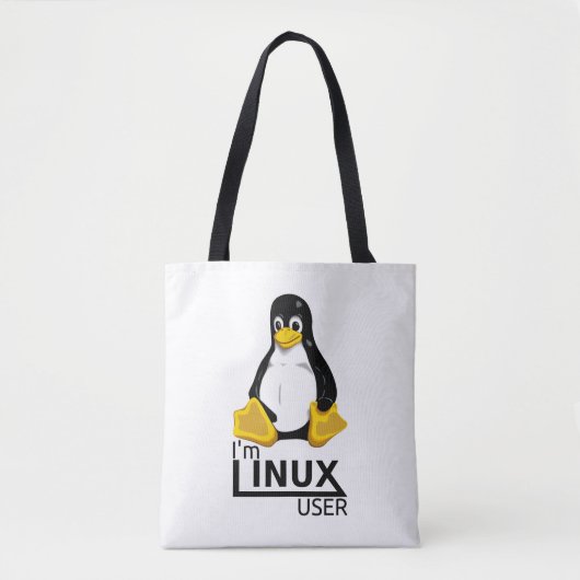 Ich bin Linux-Benutzer Tasche (Vorderseite)