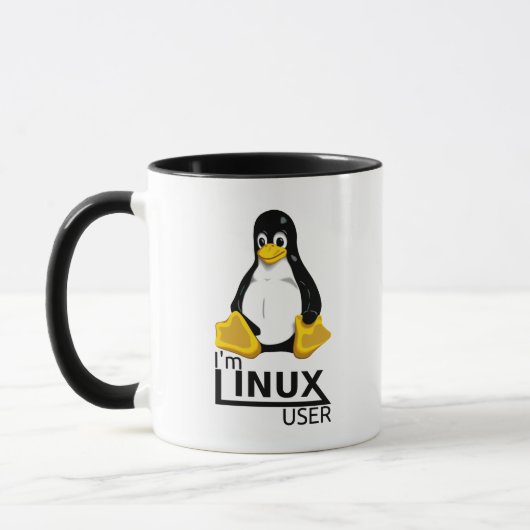 Ich bin Linux-Benutzer Tasse (Links)