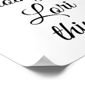 Ich bin Lori Doing Lori Things Funny Birthday Name Poster (Ecke)