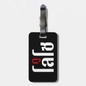 Ich bin LOSO thailändische Skripthersteller Gepäckanhänger (Rückseite vertikal)