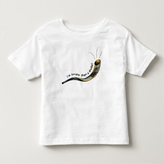 Ich bin Louder als Shofar Rosh Hashanah T - Shirt (Vorderseite)