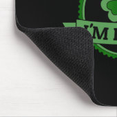 Ich bin Lucky Shamrock-Geschenk für St. Patrick's Mousepad (Ecke)