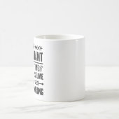 Ich bin Lustige Sprüche der Buchhaltung Vater Kaffeetasse (Mittel)