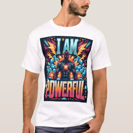 Ich bin mächtig - lebendige Heroic Illustration T- T-Shirt