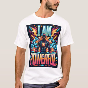 Ich bin mächtig - lebendige Heroic Illustration T- T-Shirt