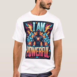 Ich bin mächtig - lebendige Heroic Illustration T- T-Shirt