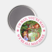 ICH BIN MAD, DU BIST MAD, WIR SIND ALLE HIER GESCH MAGNET (Vorderseite/Rückseite)