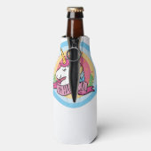 Ich bin Magical Unicorn Print Niedlich für Girls Flaschenkühler (Flasche Rückseite)