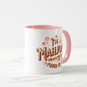 Ich bin Mahjong Addicted und ich bin stolz darauf Tasse (VorderseiteRechts)