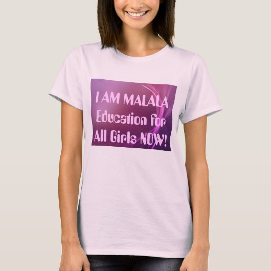 Ich bin Malala T-Shirt (Vorderseite)
