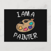 Ich bin Maler Postkarte (Vorderseite)