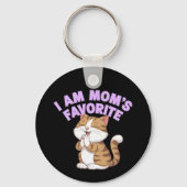Ich bin Mama Liebling: Funny Gift Idea Schlüsselanhänger (Vorderseite)