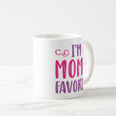 Ich bin Mama Liebling Kaffeetasse (VorderseiteRechts)