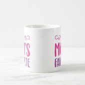 Ich bin Mama Liebling Kaffeetasse (Mittel)