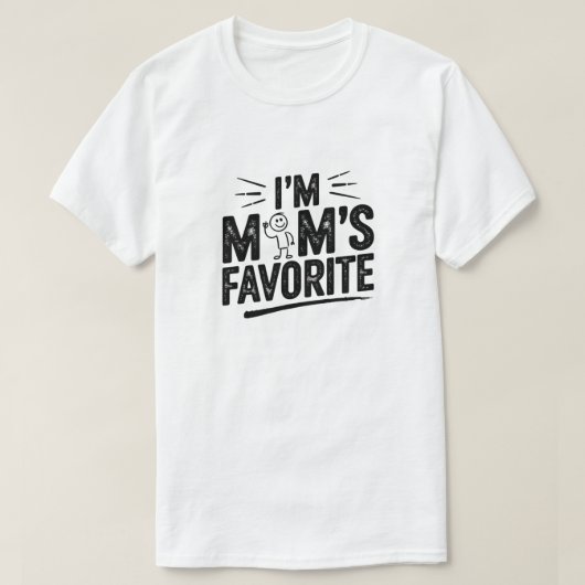 Ich bin Mama Liebling T-Shirt (Design vorne)