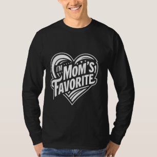 Ich bin Mama Lieblingsherz Funny Spaß Son D T-Shirt