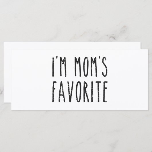 Ich bin Mama Lieblingsjunge (Vorne/Hinten)