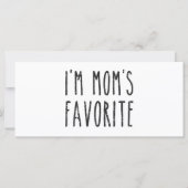 Ich bin Mama Lieblingsjunge (Vorderseite)