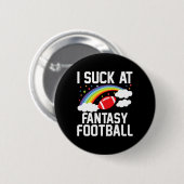 Ich bin Mama Männer Fantasy Football Verlierer - S Button (Vorne & Hinten)