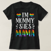 Ich bin Mama Matching Gay Lesbian Couple LGBT Ra T-Shirt (Design vorne)